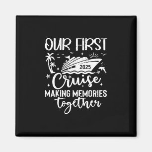 Imán Camiseta de crucero familiar vacaciones verano fin