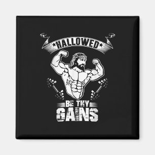 Imán Camiseta de culturismo para hombres Jesús - Divert