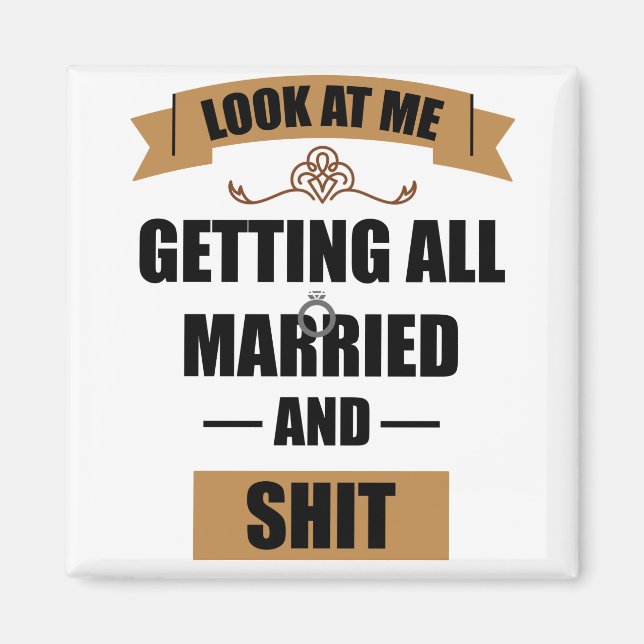 Imán Camiseta de Dama de Honor Borracha Despedida de So (Frente)