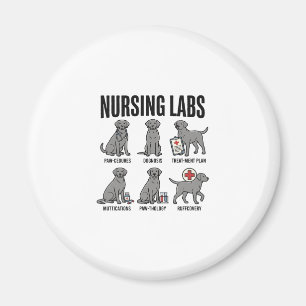 Imán Camiseta de diseño vectorial con broma médica de p