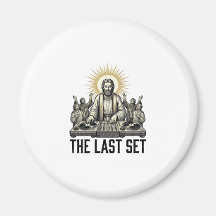 Imán Camiseta de DJ religioso vintage El último diseño_