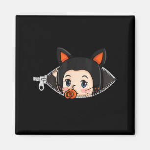 Imán Camiseta de Embarazo de Halloween - Orejas de Gato