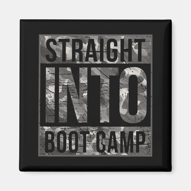 Imán Camiseta de Entrenamiento Básico de Boot Camp Para (Frente)