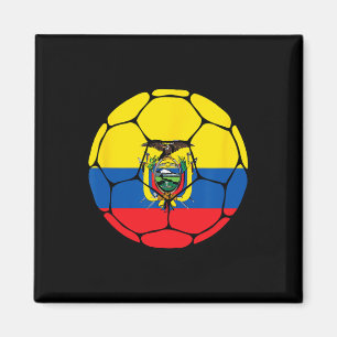 Imán Camiseta De Fútbol De Ecuador Ll Bandera Ecuadoria