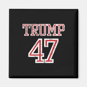 Imán Camiseta de fútbol estilo Trump 47 President Team