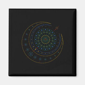 Imán Camiseta de Geometría Sagrada 