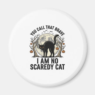 Imán Camiseta de grabado vintage de gato asustado de Ha