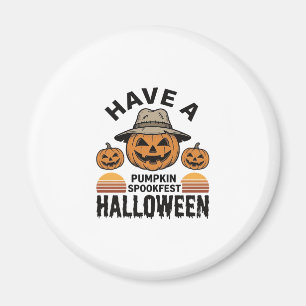 Imán Camiseta de grabado vintage de Halloween de calaba