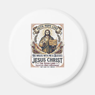 Imán Camiseta de Jesús Surfing Fe Inspiradora