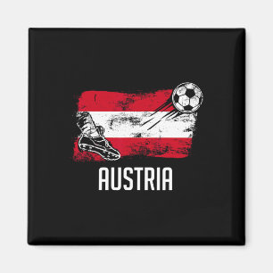 Imán Camiseta de la bandera de Austria Equipo de fútbol