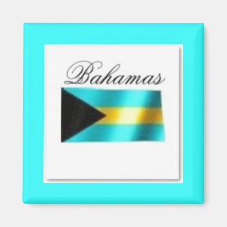 Imán Camiseta De La Bandera De Las Bahamas Y Etc