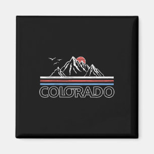 Imán Camiseta de la bandera del estado de la montaña de
