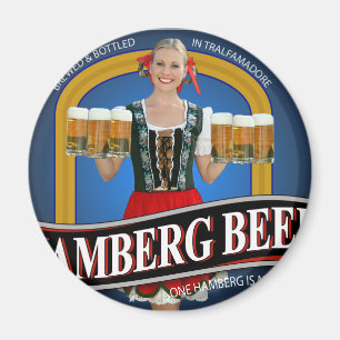 Imán Camiseta de la cerveza de Hamberg de aumentar