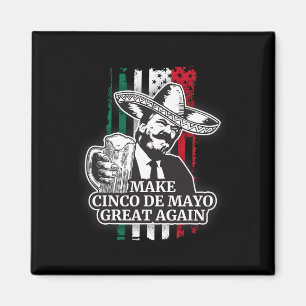 Imán Camiseta de la fiesta Trump para hacer grande de n
