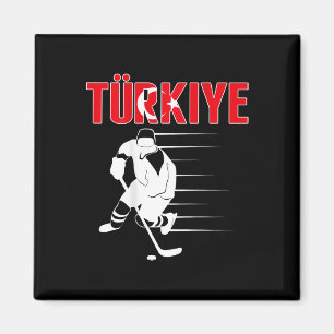 Imán Camiseta de los amantes del hockey sobre hielo de 