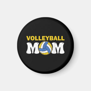 Imán Camiseta de madre de voleibol femenino divertida p