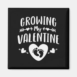 Imán Camiseta de mamá adorable mujer Crecimiento de mi