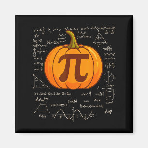 Imán Camiseta de Matemáticas de Tarta de Calabaza del D