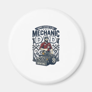 Imán Camiseta de mecánico del día del padre divertida r