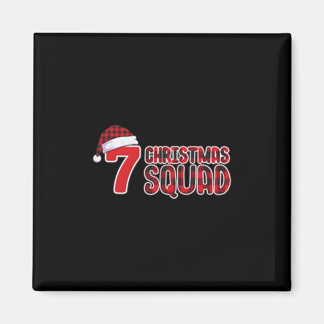 Imán Camiseta de Navidad 67 Six Seven Meme Squad 67 Cua (Frente)