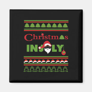 Imán Camiseta de Navidad en Julio. Navidad en Julio Fea