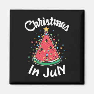 Imán Camiseta de Navidad en Julio Sandía Árbol de Navid