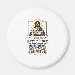 Imán Camiseta de nerd de idiomas bíblicos hebreos grieg