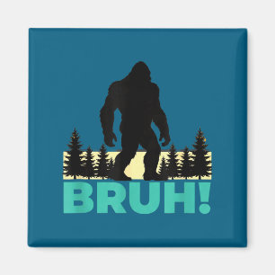 Imán Camiseta de niños Bruh Sasquatch Bigfoot Meme de I