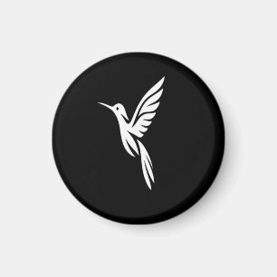 Imán Camiseta De Pájaro Minimalista Observador De Colib