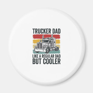 Imán Camiseta de Papá camionero como un papá normal per