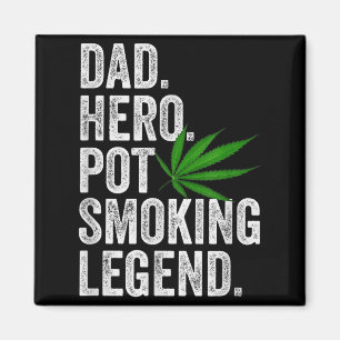 Imán Camiseta de Papá de la Marihuana Humor Divertido d