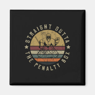 Imán Camiseta de portero de jugador de hockey sobre hie