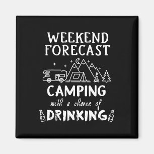Imán Camiseta de pronóstico de fin de semana Camiseta d