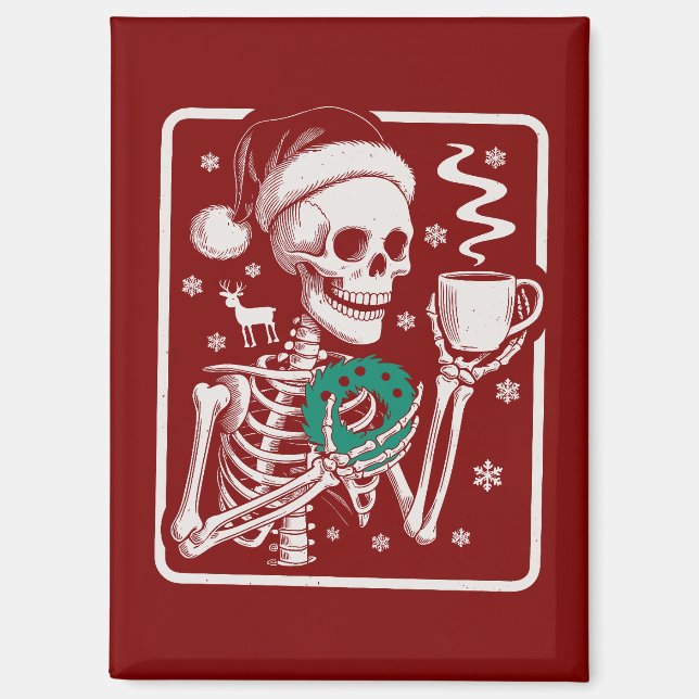 Imán Camiseta de terror de amigos de Murder Shows Esque (Anverso)