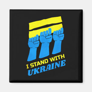 Imán Camiseta de Ucrania Apoyo Ucraniano Ucrania Estoy 
