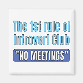 Imán Camiseta del Club de Introvertidos