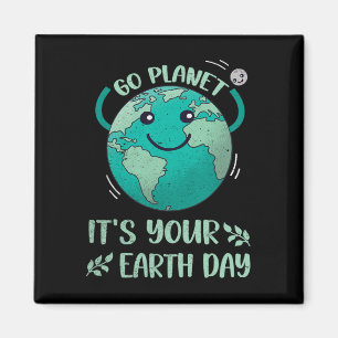 Imán Camiseta del Día de la Tierra Feliz Día de la Tier