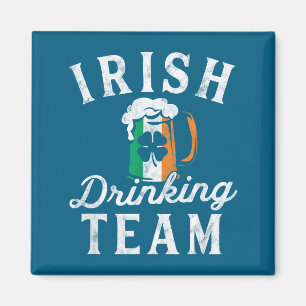 Imán Camiseta del equipo de bebida irlandés Día de San 