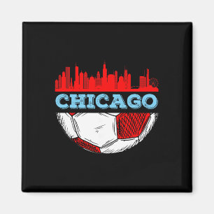 Imán Camiseta del horizonte de Chicago Camiseta de fútb