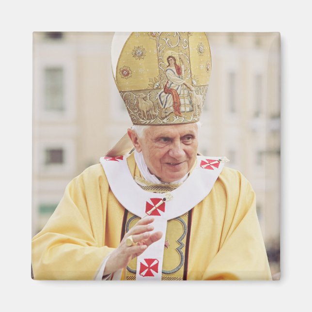 Imán Camiseta del Papa Benedicto XVI (Frente)