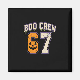 Imán Camiseta deportiva 67 Halloween Boo Crew Brainrot 