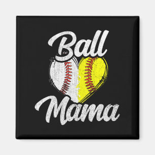Imán Camiseta deportiva de béisbol softball equipo Ball