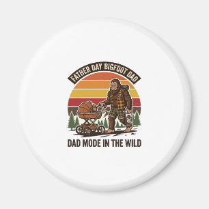 Imán Camiseta Día del Padre Bigfoot Papá Camping Leyend