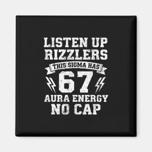 Imán Camiseta Divertida 67 Meme Seis Siete 