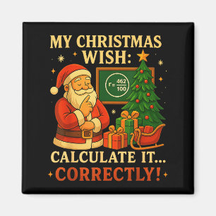 Imán Camiseta divertida 67 Navidad Matemáticas 67 Meme