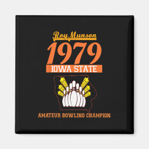Imán Camiseta divertida de bolos Roy Munson King Pin 2 