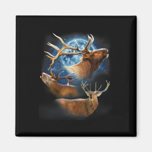 Imán Camiseta Divertida de Caza de Alces - Camiseta de 