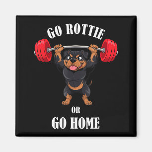 Imán Camiseta divertida de entrenamiento de Rottweiler