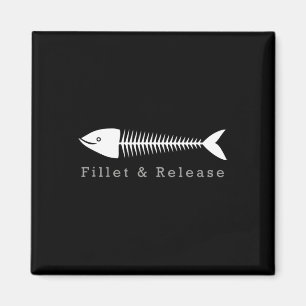 Imán Camiseta divertida de humor de pescador de pesca, 