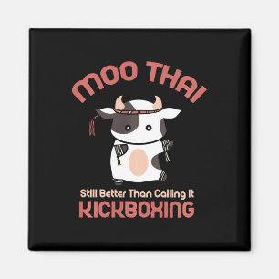 Imán Camiseta divertida de Muay Thai - Camiseta de Kick